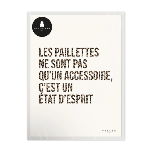 Affiche les paillettes