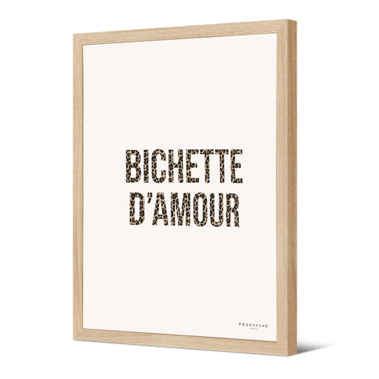 Affiche encadrée Bichette