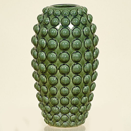 Vase boules vertes gm