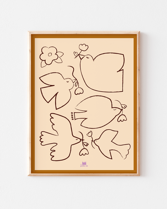 Affiche - Envolée poétique (30 x 40 cm)