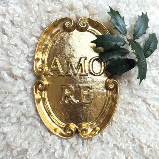 Déco murale amore doré