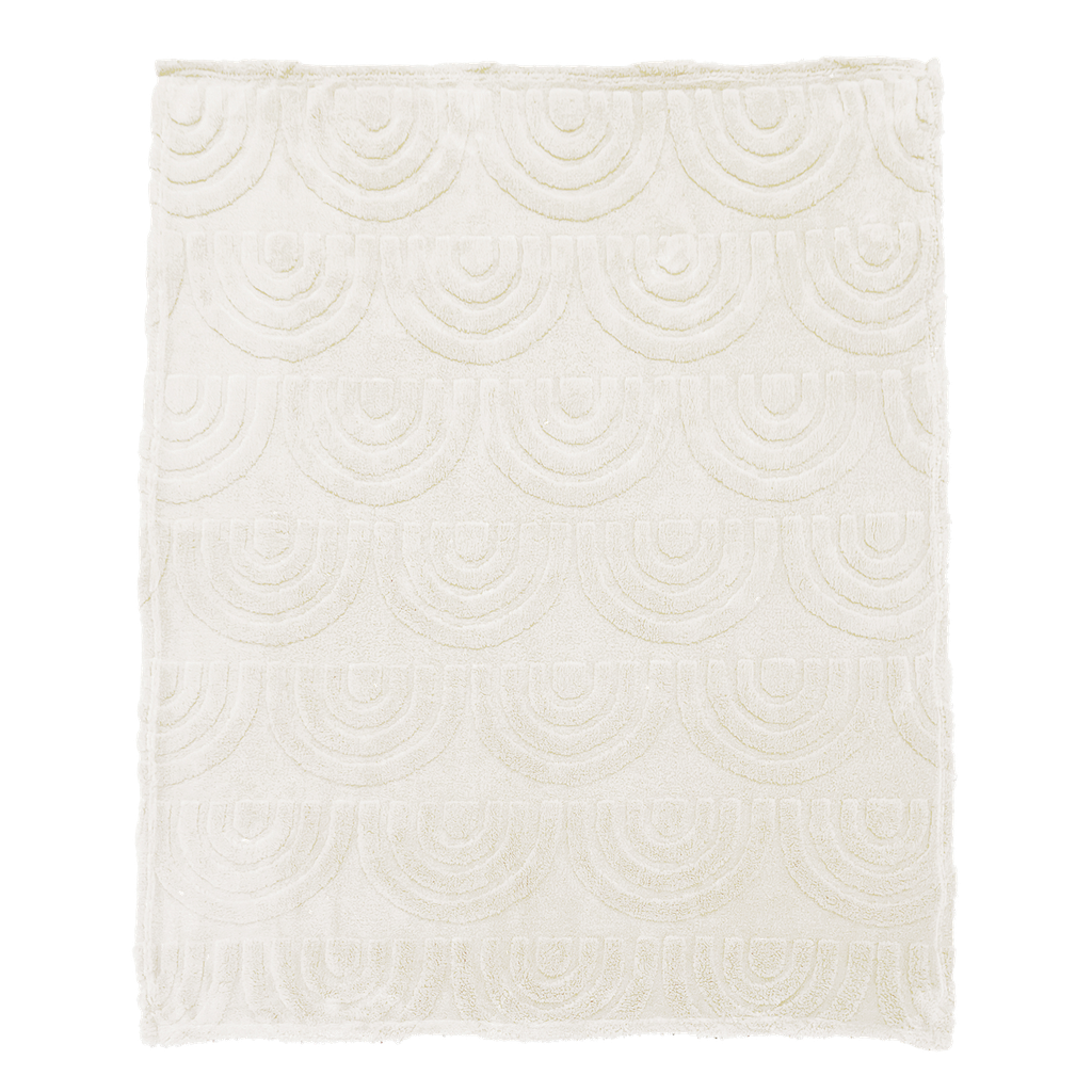 Plaid Annie blanc 130X170cm