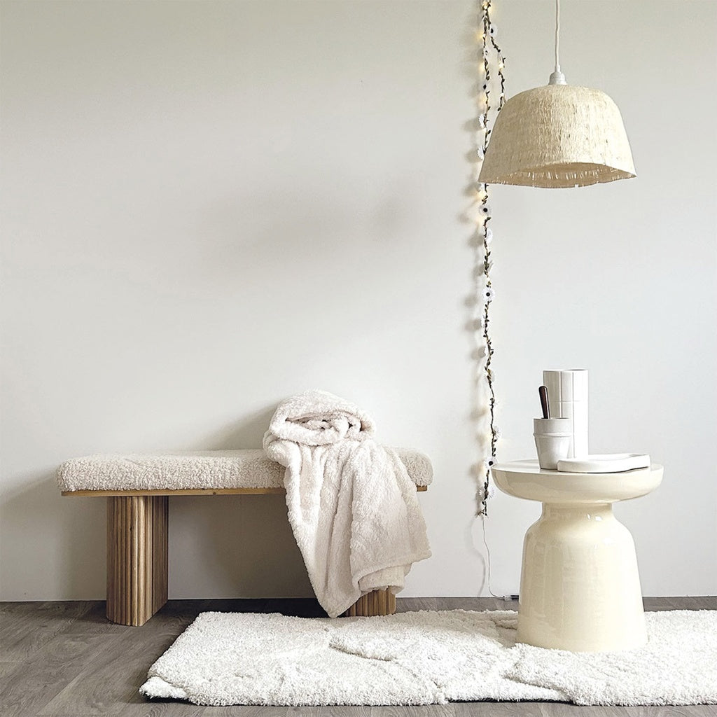 Plaid Annie blanc 130X170cm