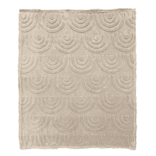 Plaid Annie écru 130X170cm