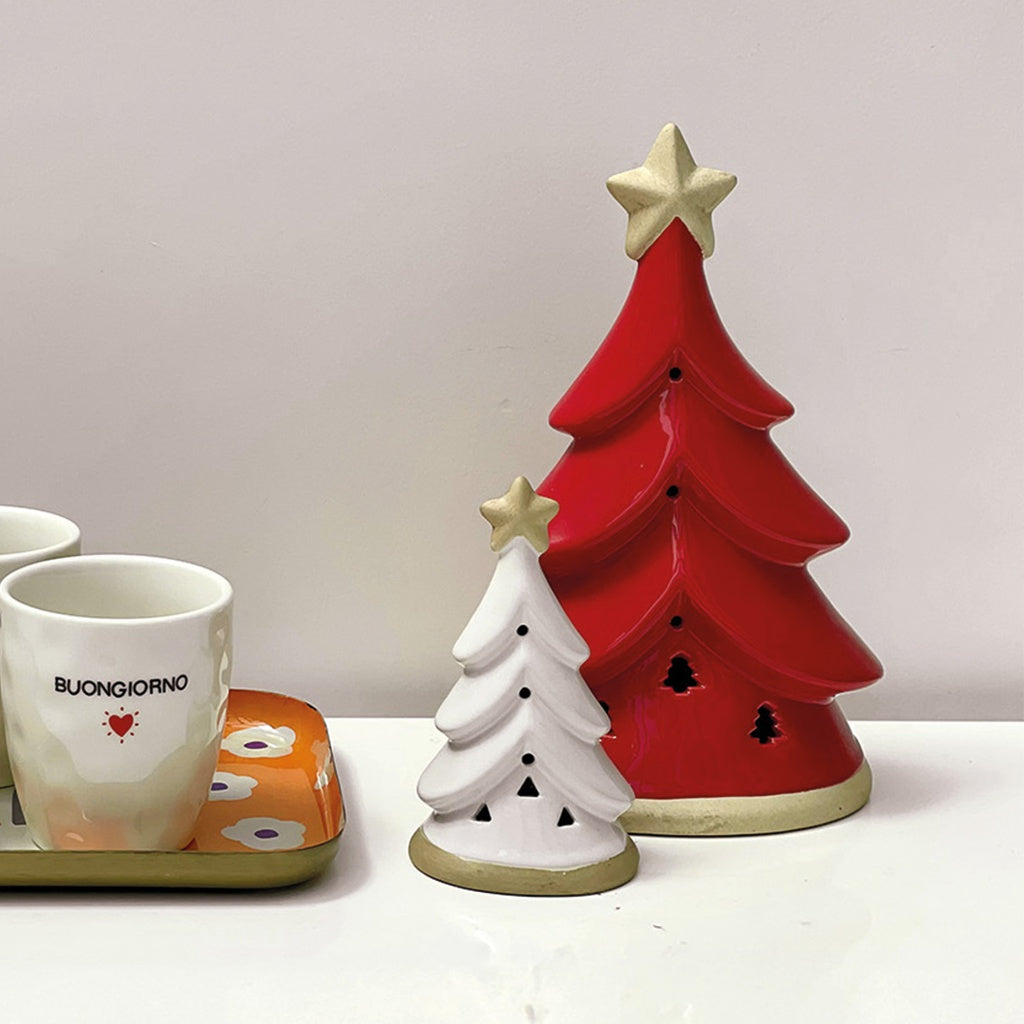 Déco LED arbre gm rouge