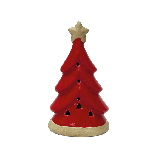 Déco LED arbre gm rouge