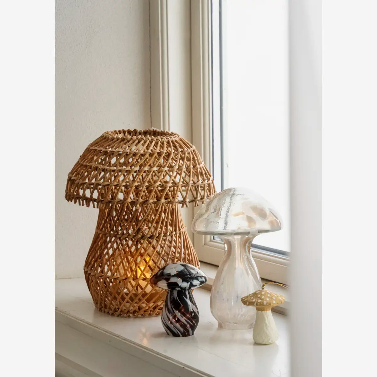 Lanterne rotin naturel