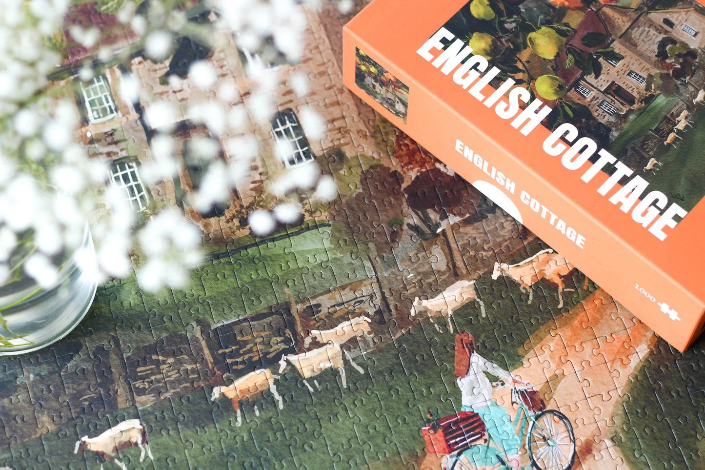 Puzzle cottage anglais de 1000 pièces
