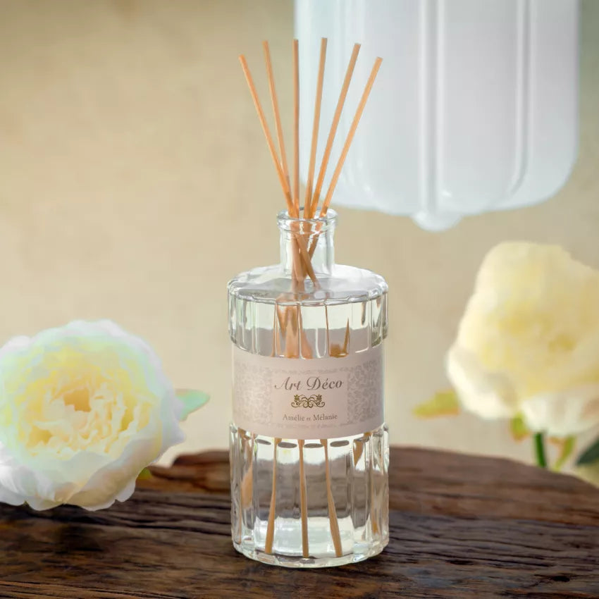 Bâtons à parfum 500 ml ROSE & PECHE Amélie & Mélanie - Art déco