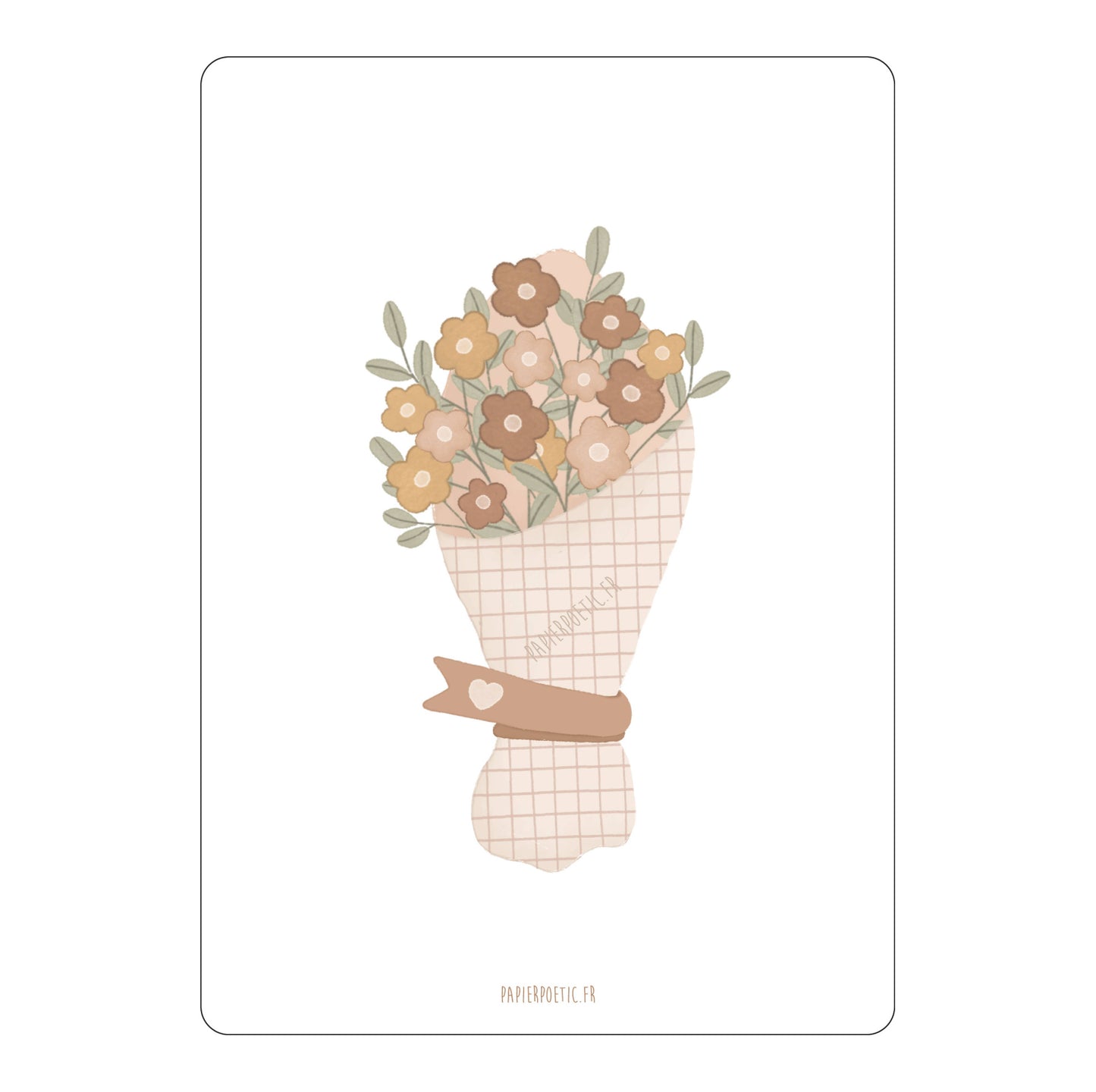 Carte Postale / Card "Bouquet du Printemps"