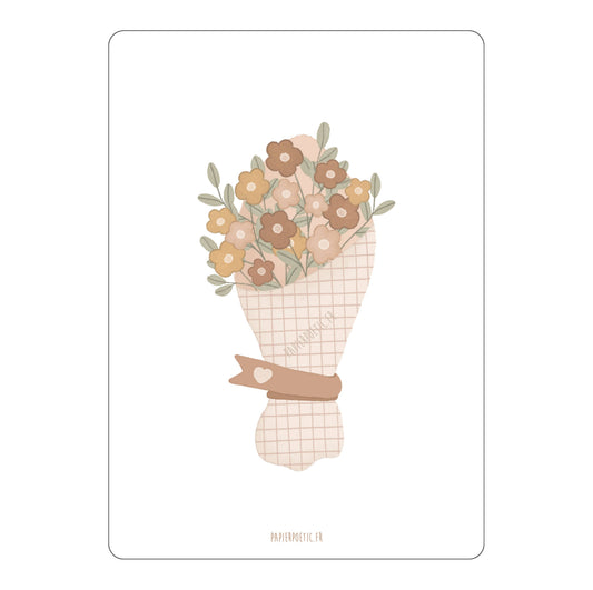 Carte Postale / Card "Bouquet du Printemps"