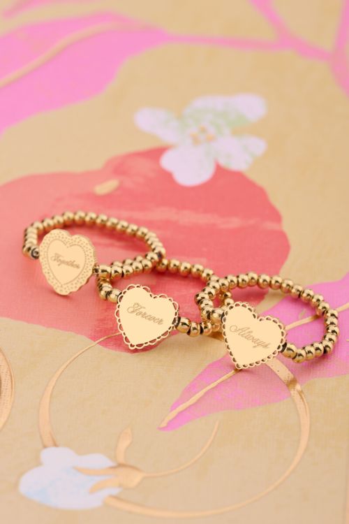 Bague extensible Love "Forever"