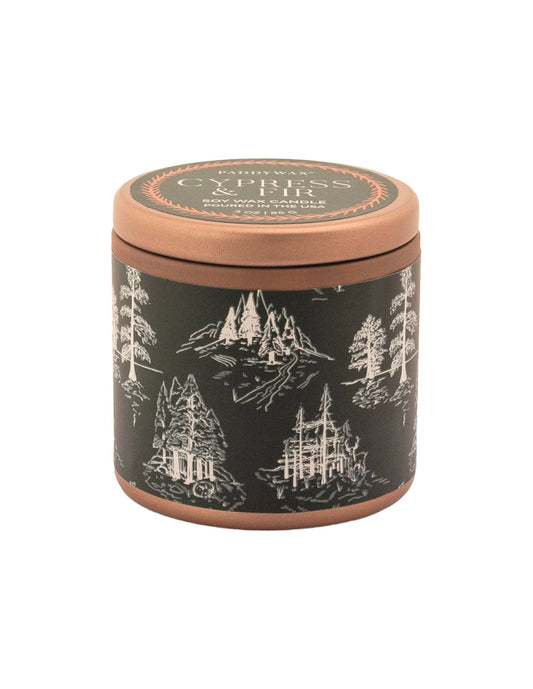 Bougie métal blanc Pin et cyprès - 85g (Copie)