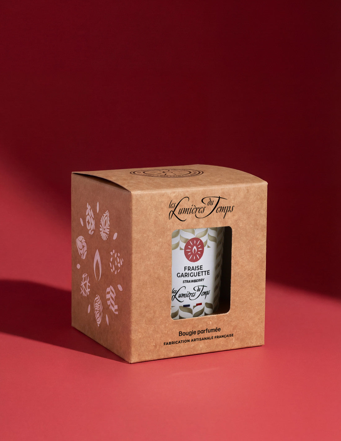 Bougie Végétale 180 g Fraise Gariguette