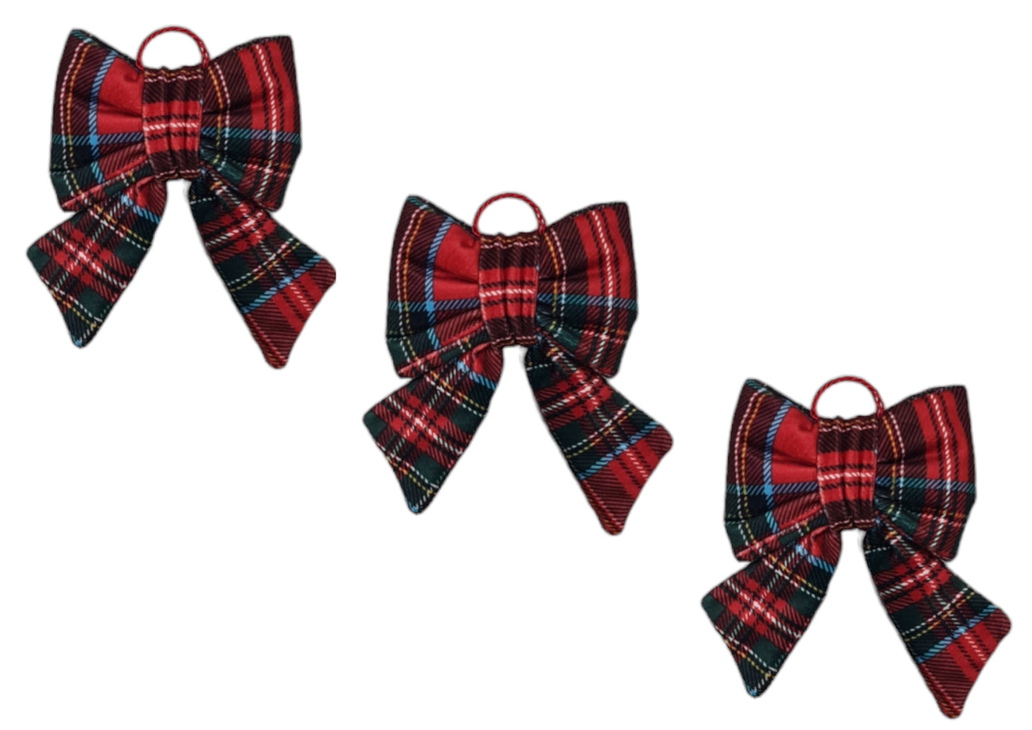 Ruban de Noël rembourré en velours, 14 x 15 cm: Beige