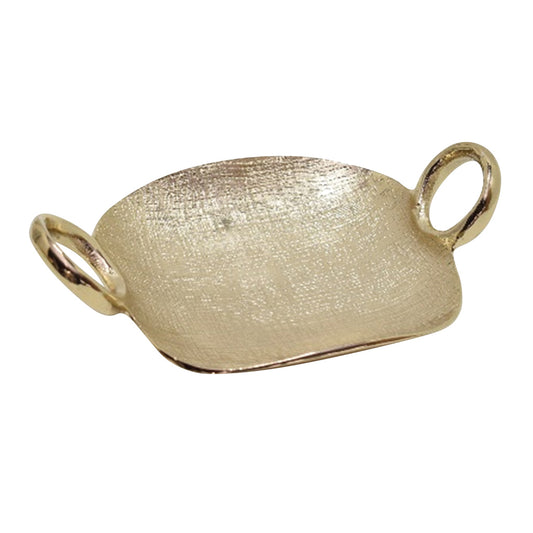 Plateau Alice carré anse doré