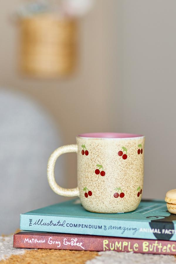 Cherry Tasse, Multicolore, Grès