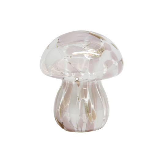 champi tacheté rose et blanc