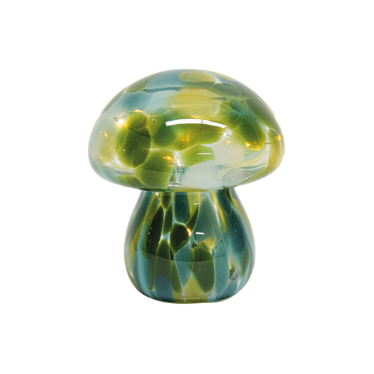 champi tacheté bleu et vert