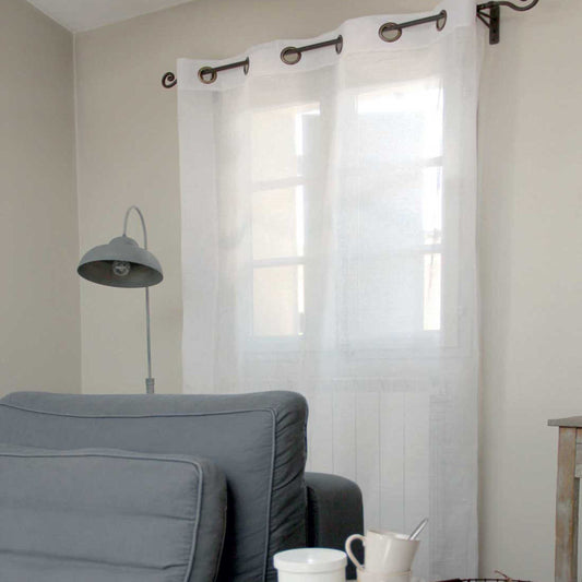 Rideau Oeillets Chantal blanc