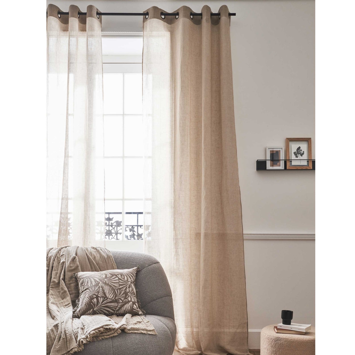 Rideau Oeillets Chantal lin