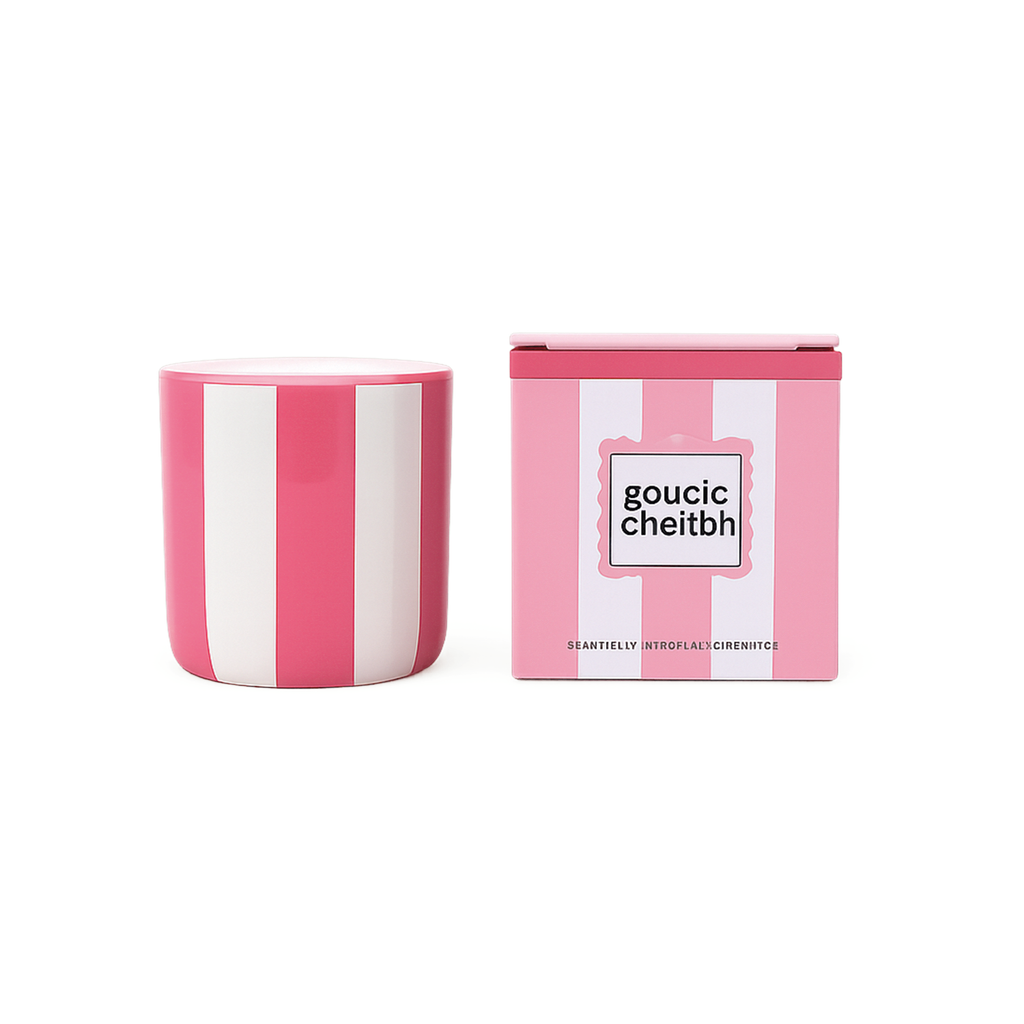 Bougie chichou rose jasmin