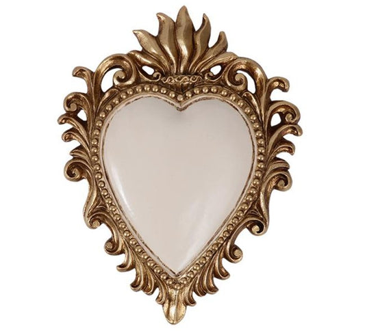 Ex voto blanc et doré