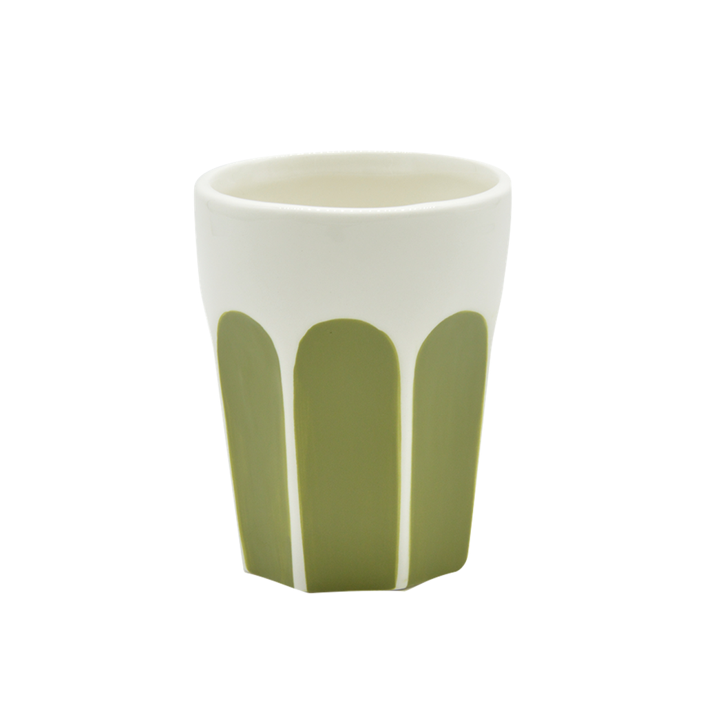 Tasse gobelet maxi Colette kaki