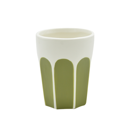 Tasse gobelet maxi Colette kaki