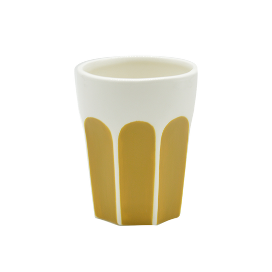 Tasse gobelet maxi Colette ocre