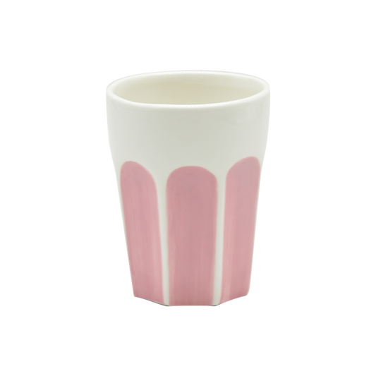 Tasse gobelet maxi Colette rose