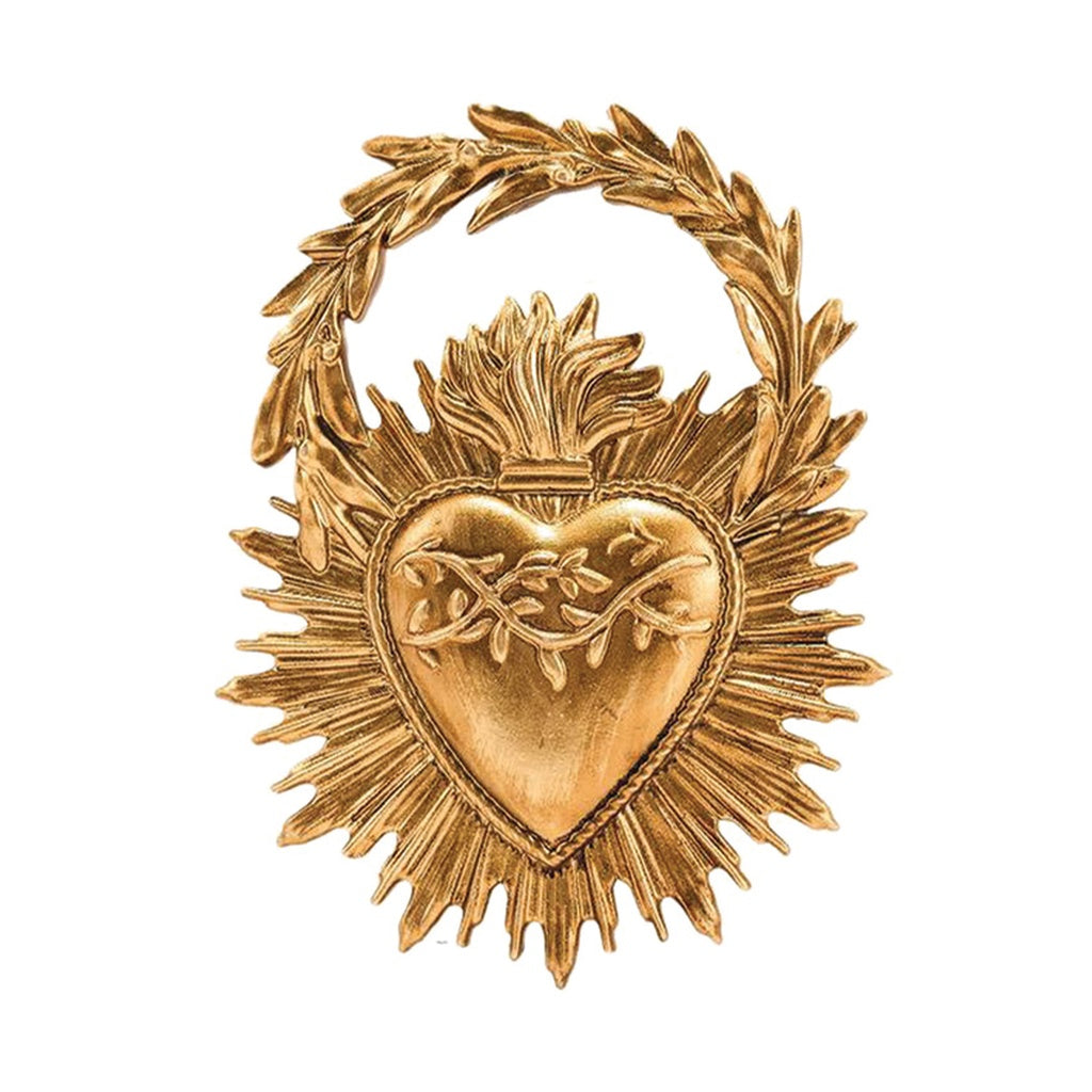 Déco Ex-voto couronne doré