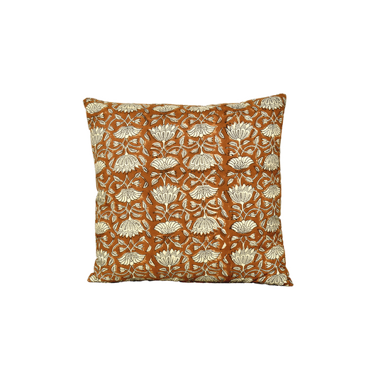Coussin Print carré pipar brun 45x45cm