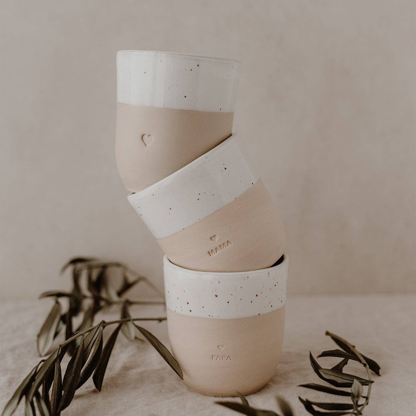 Mug coeur (PU = 4 pièces)