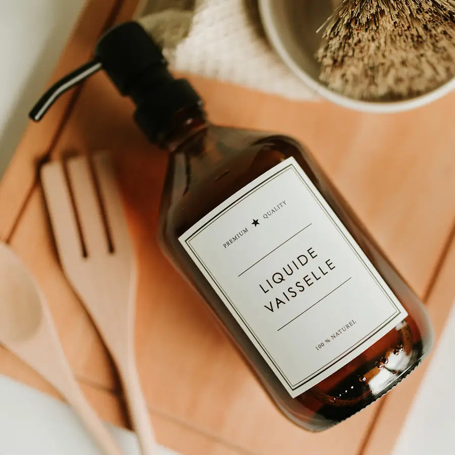 Liquide Vaisselle - Flacon ambre