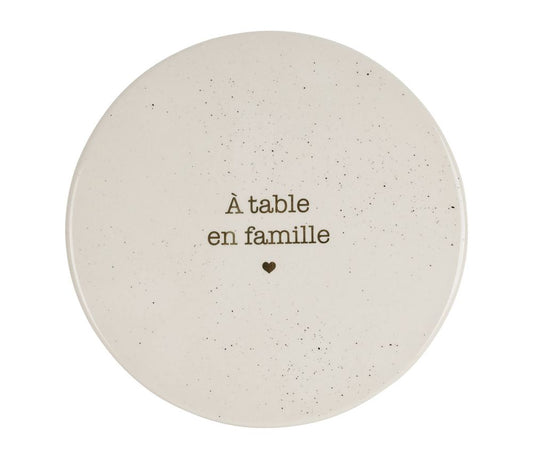 Dessous de table en famille