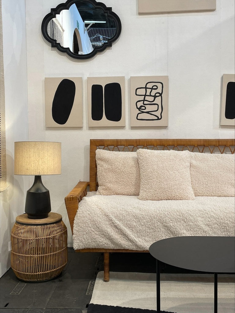 Coussin Gabriel doudou naturel carré