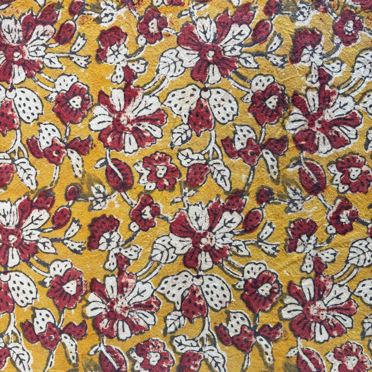 Nappe blockprint Un jardin en Casamance