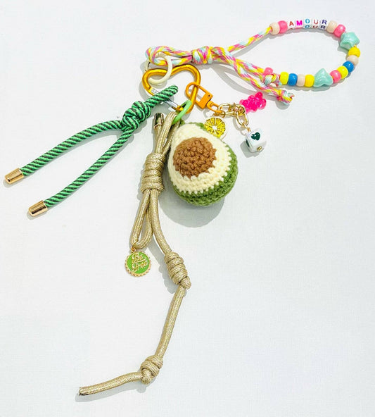 Porte-clés crochet avocat
