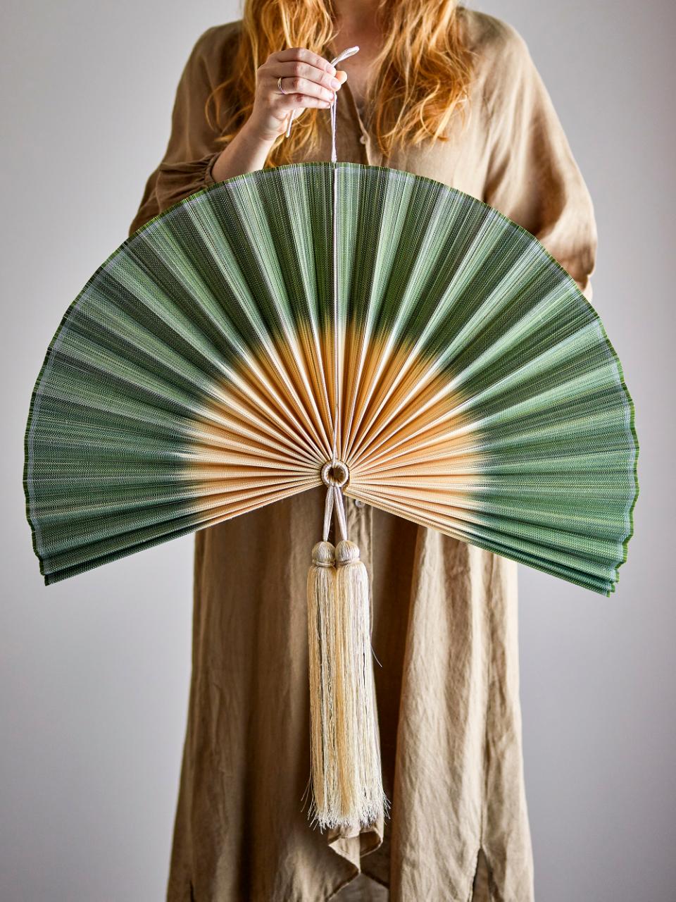 Eventail vert JAIME