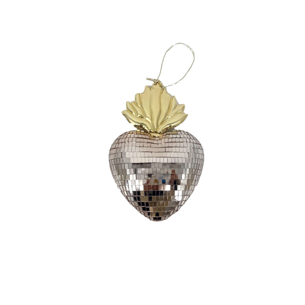 Cœur disco Ex-voto rose