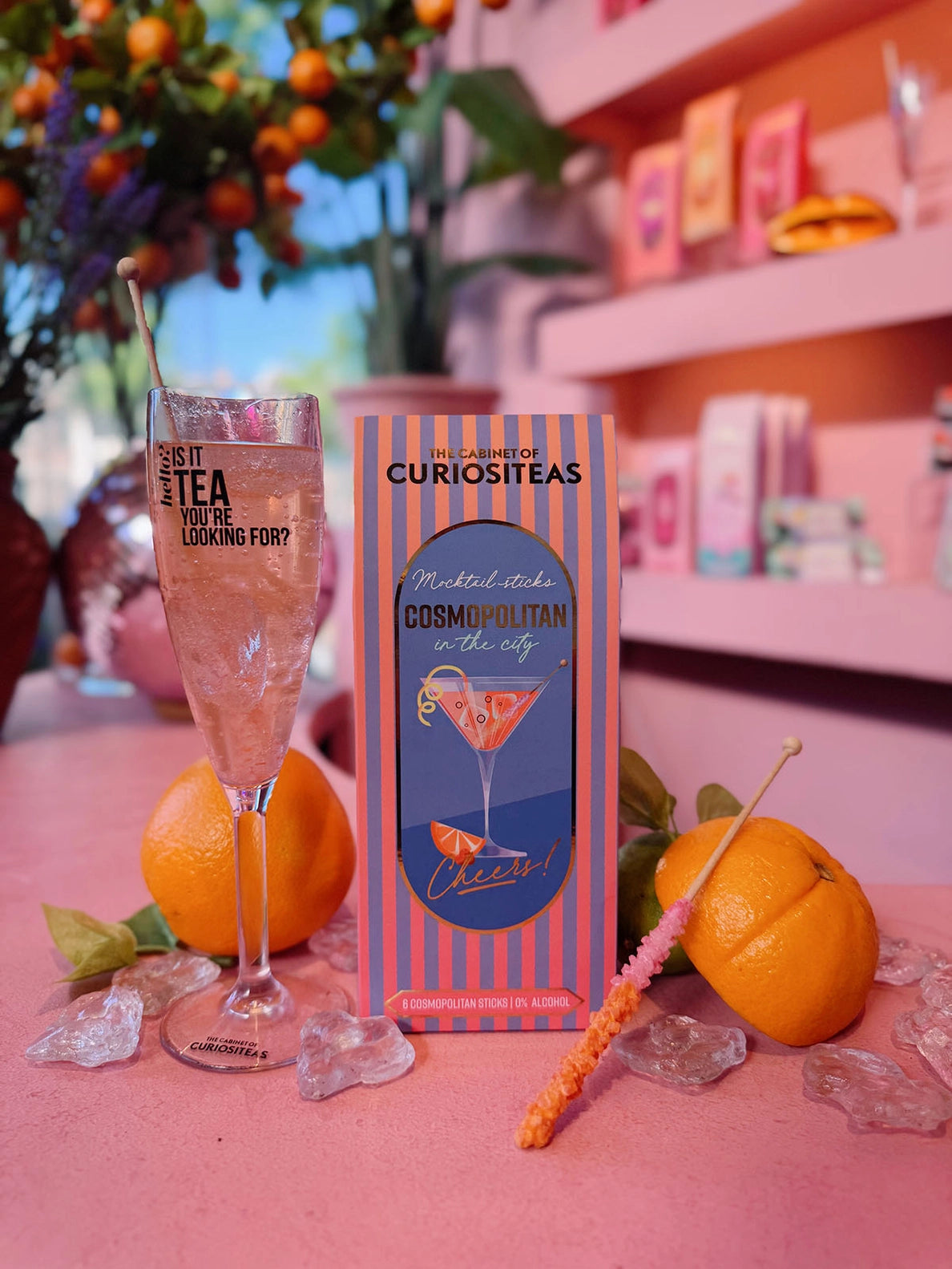 Bâtonnets de Mocktail Cosmopolitan (6 bâtonnets dans 1 boîte)