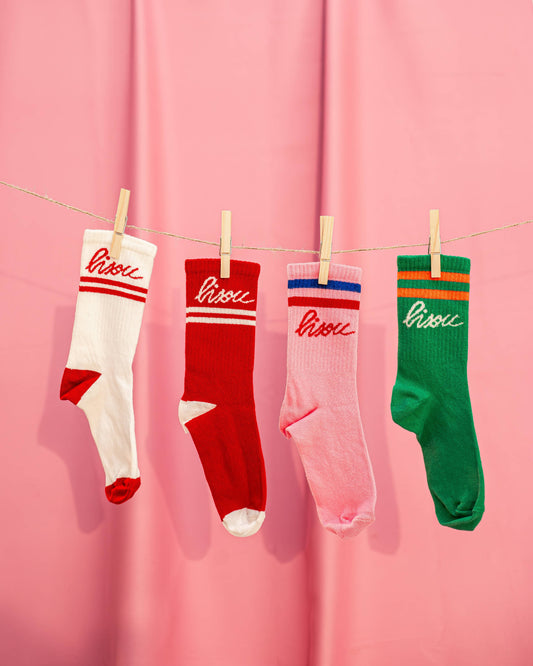 Chaussettes rouges Bisou (taille unique)
