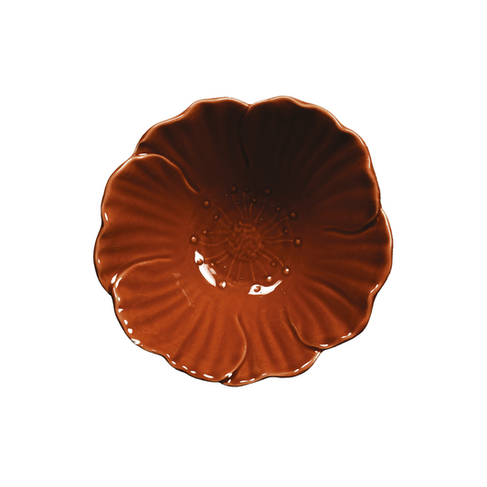 Coupelle Fleur marron