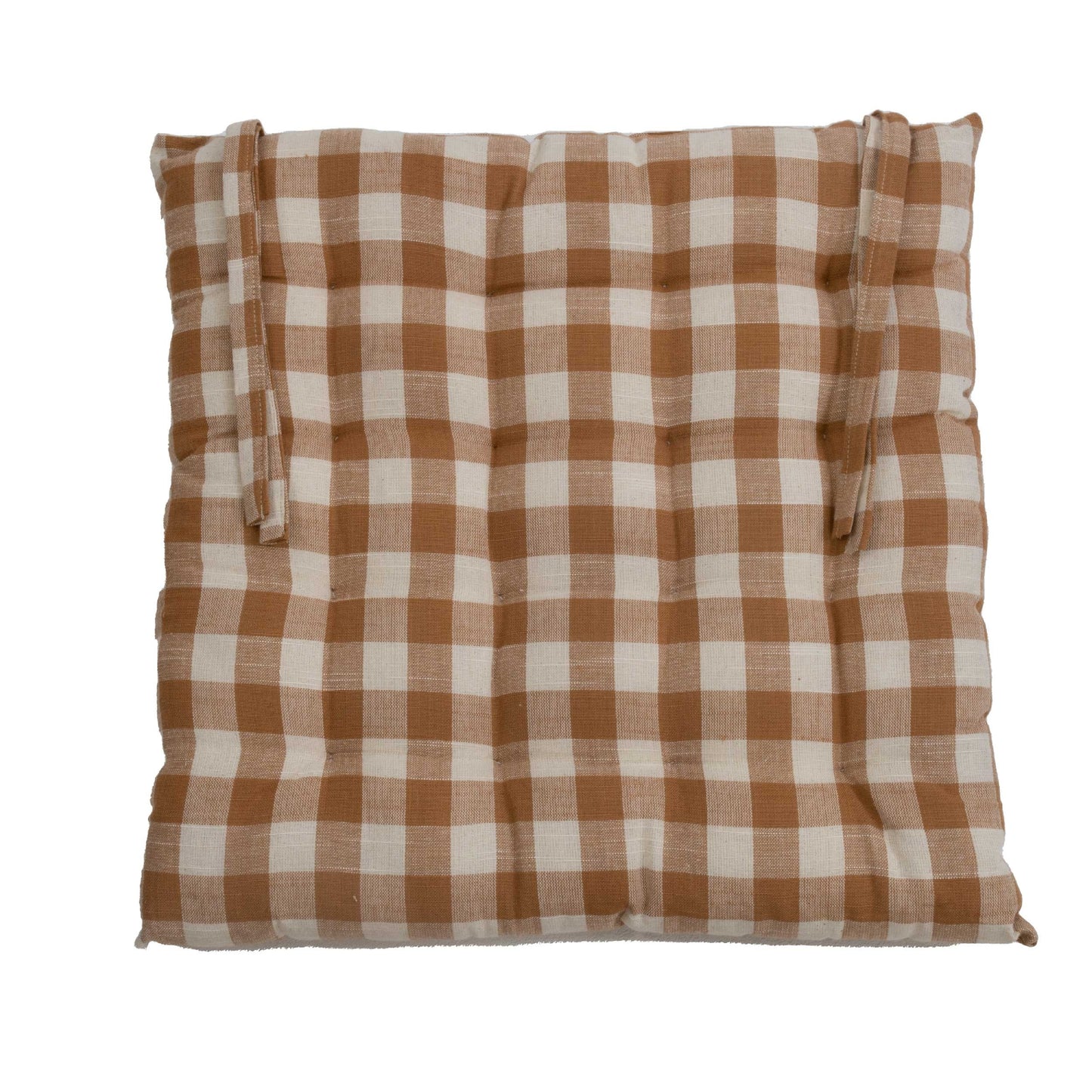 Galette De Chaise Carré Macadam camel