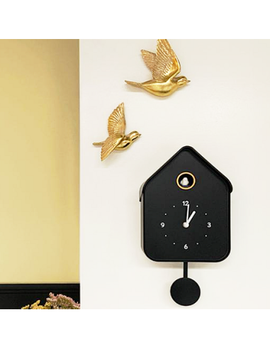 Horloge coucou noir