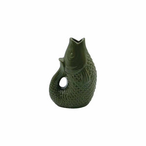 Vase ceramic Poisson kaki