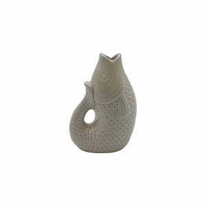 Vase ceramic Poisson sable