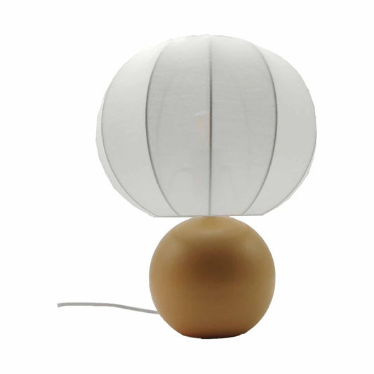 Lampe boulette sable D25 H33cm