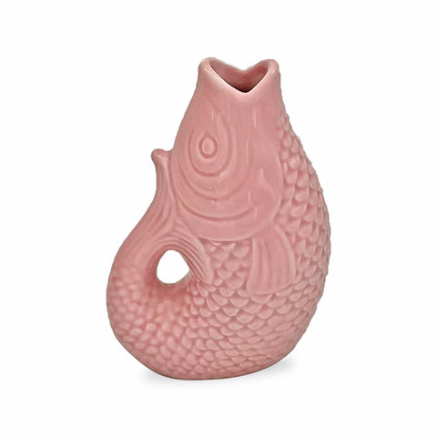 Vase ceramic Poisson pm rose